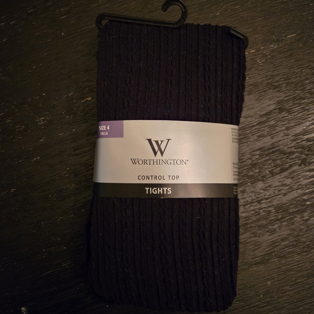 Worthington Dark Tights with Control Top